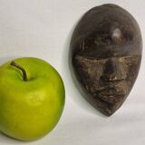 Passport mask, Dan in patinated wood – Ivory Coast, 20th century, 13 cm