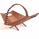 50s scandinavian foldable fruit basket