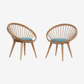 Pair of Scandinavian armchairs 1950