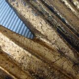 Mirror soleil golden wood 60/70