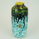 keramia iparművész budapest VASE - colorful drip glaze - hungarian ceramics