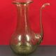 Design decanter, pourer in glassware of biot green vintage glass