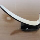 Pair of streamline coat hooks, chistera, 1970