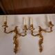 Pair of bronze Wall light