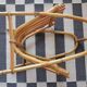 Wicker / rattan vintage magazine holder