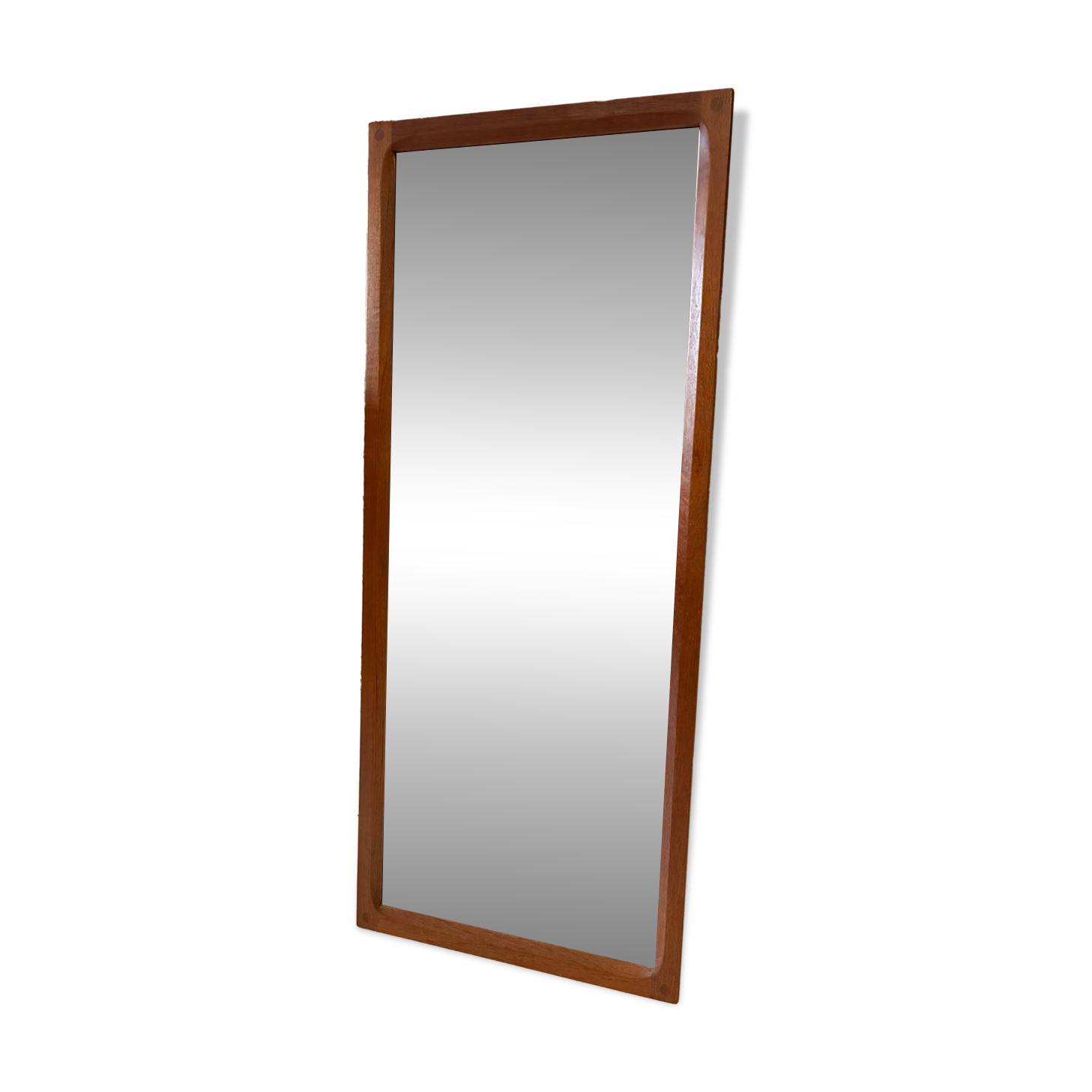 Scandinavian teak mirror by Aksel Kjersgaard, Denmark 1960