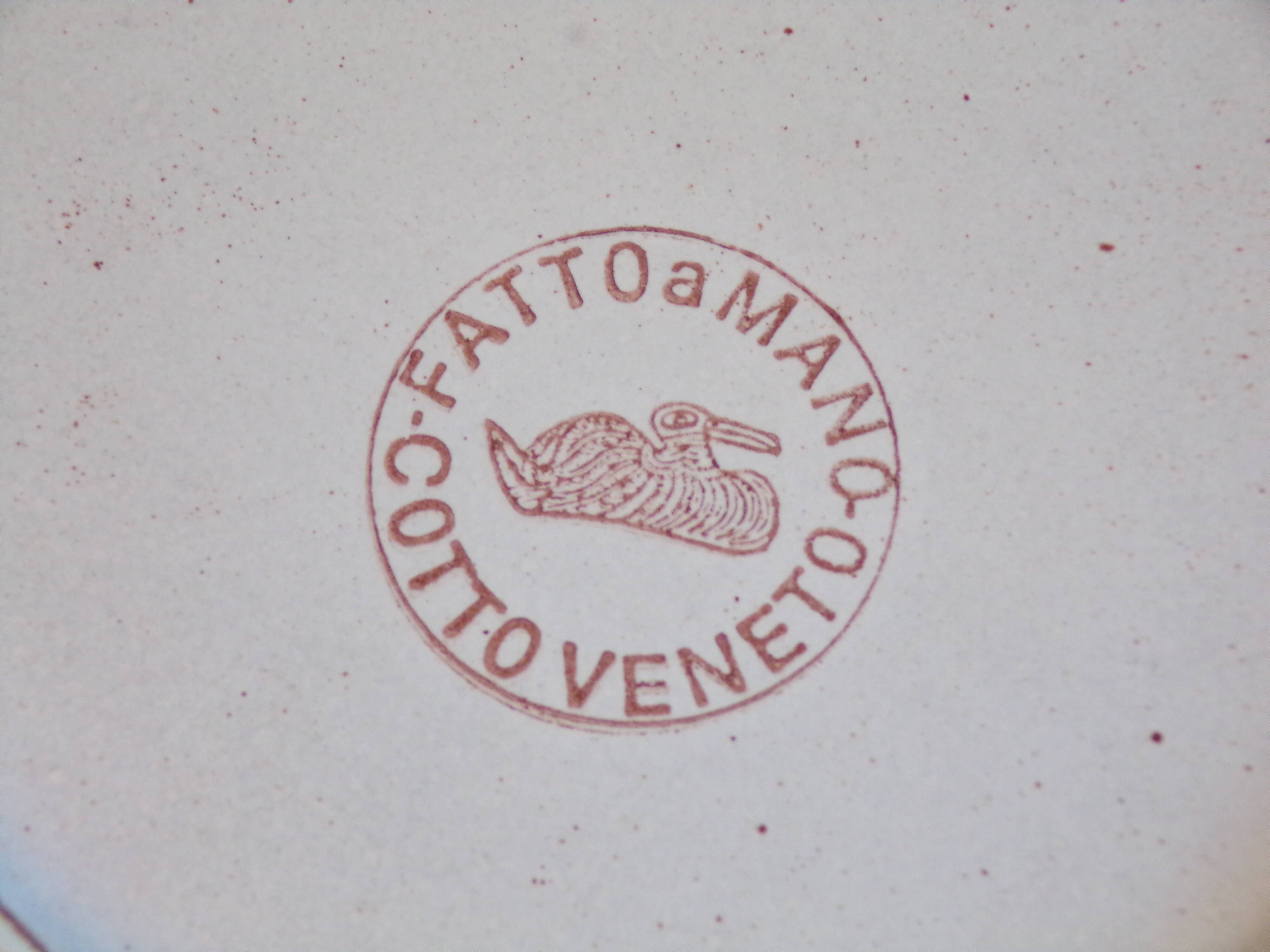 2 Cottoveneto plates with fish