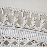 Rattan bedhead
