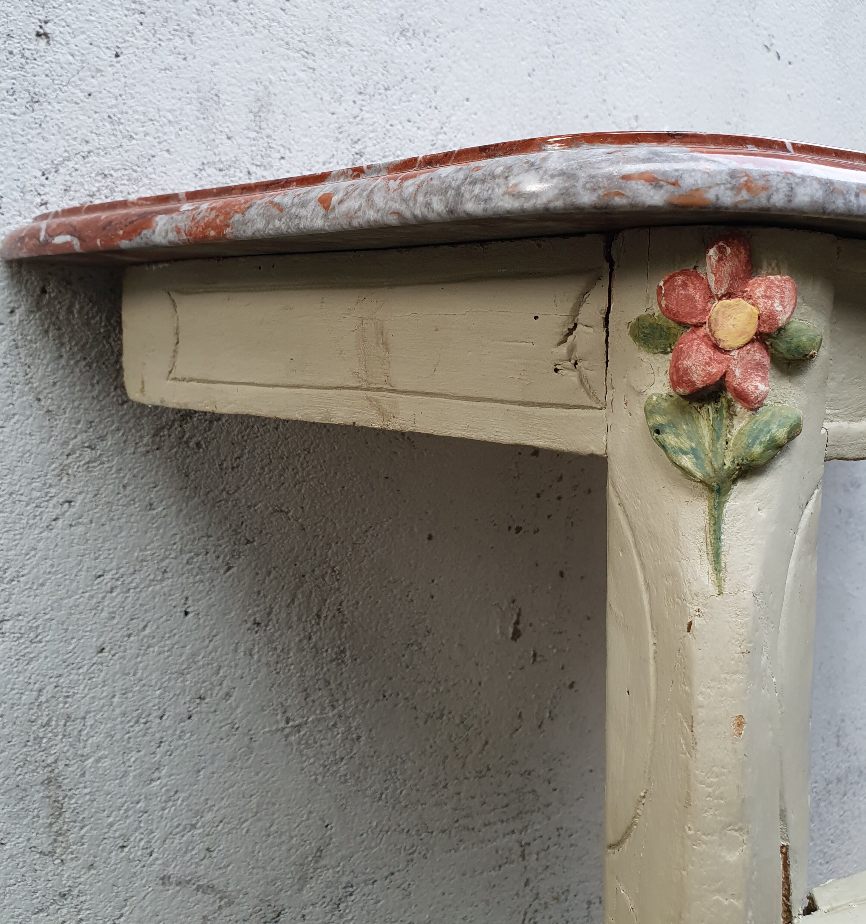 Louis XV style console - painted wood - 20th