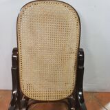 Rocking-chair curved wooden