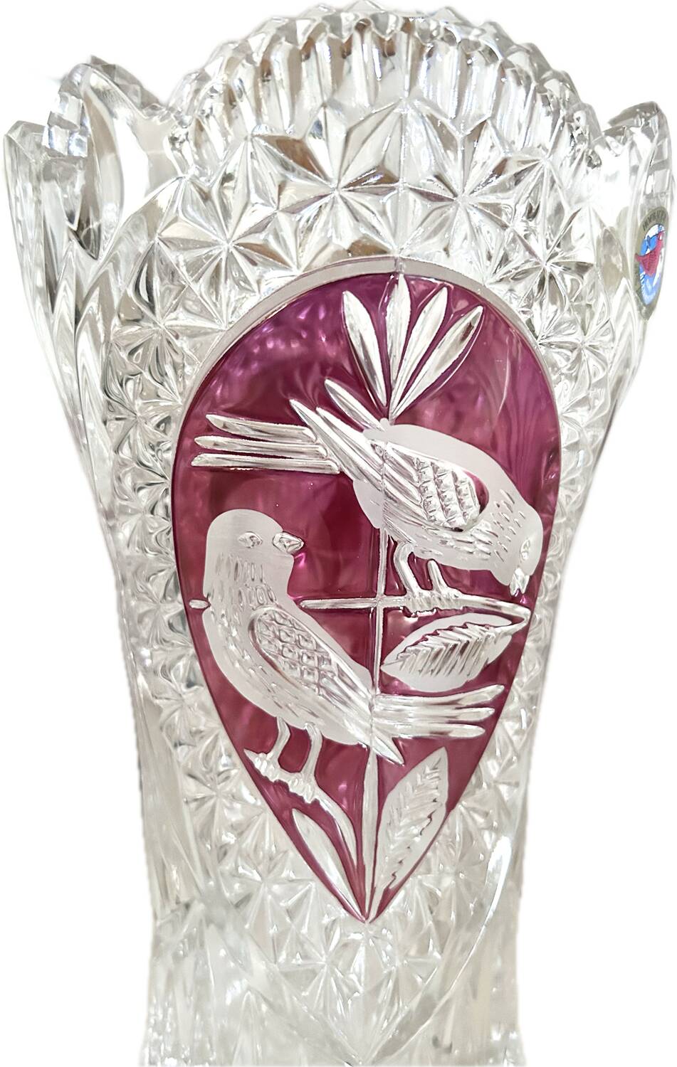 Hofbauer crystal vase