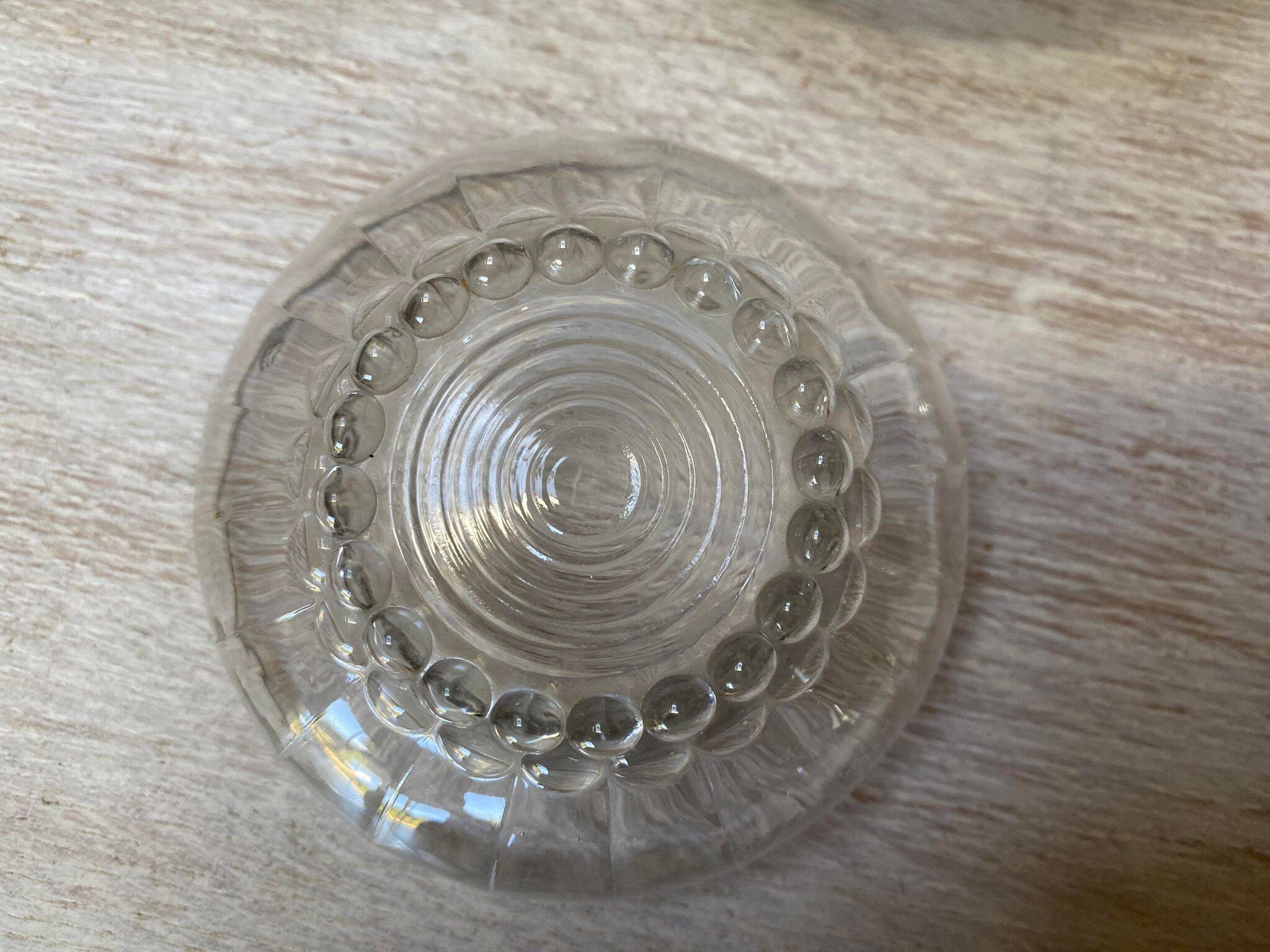 6 glass dessert bowls