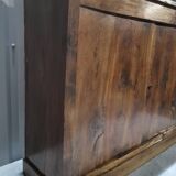 Small buffet shoe storage console in solid wood
