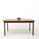 Rosewood and Leather Coffee Table by Hans Olsen
