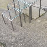 Vintage pull-out coffee tables