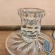 Pair of crystal candlesticks