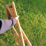 Retro bamboo stool
