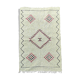 Tapis berbère marocain kaki clair