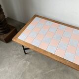 50s tiled coffee table