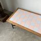 Table basse carrelage années 50