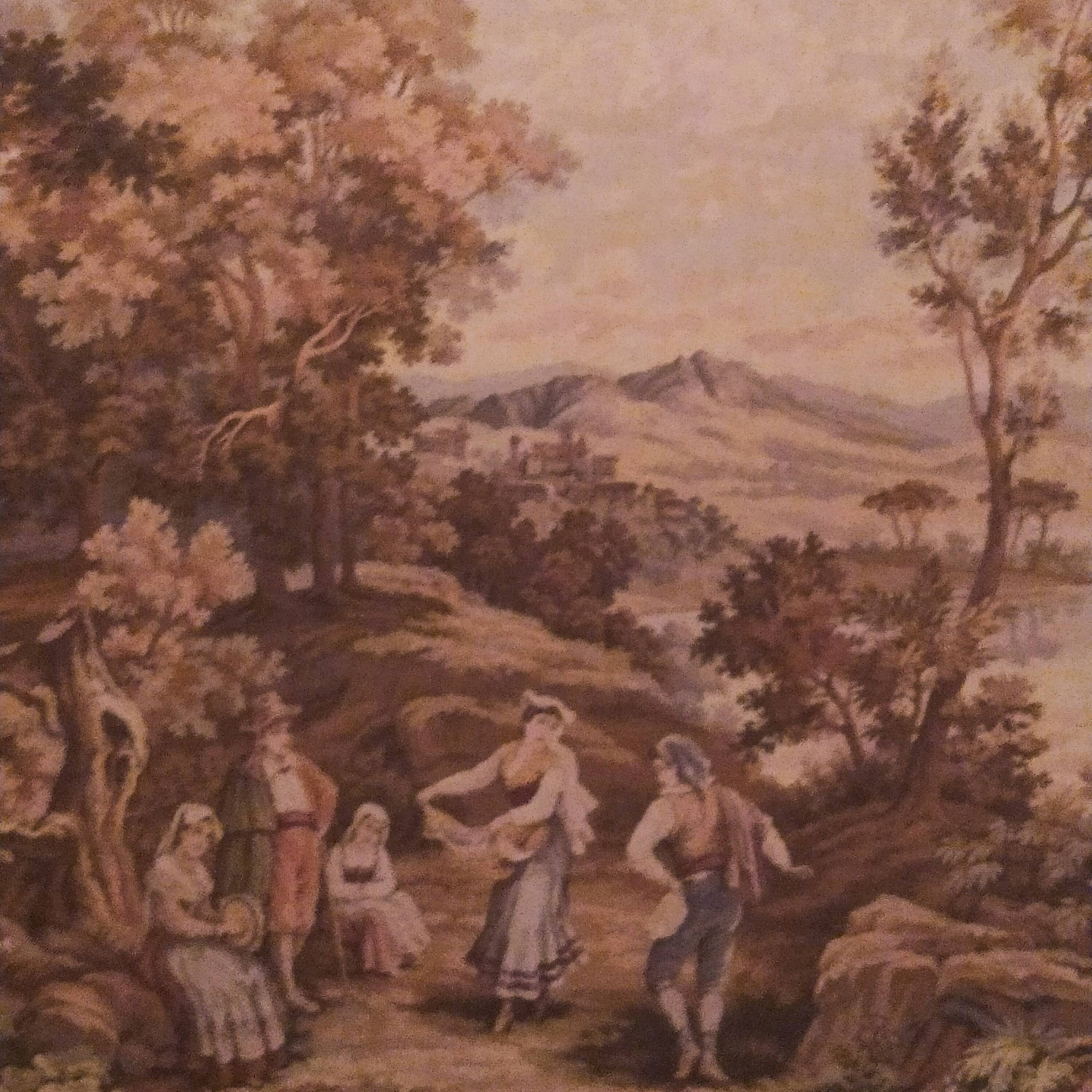 Large framed tapestry Gobelins JP PARIS