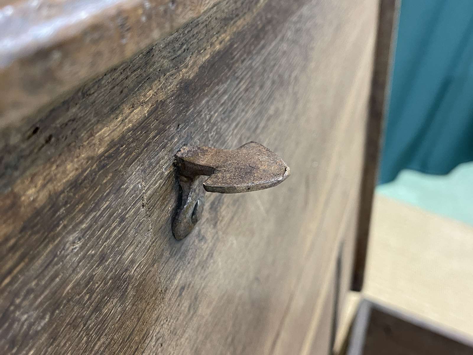 Chest of the seventeenth century in oak and fir