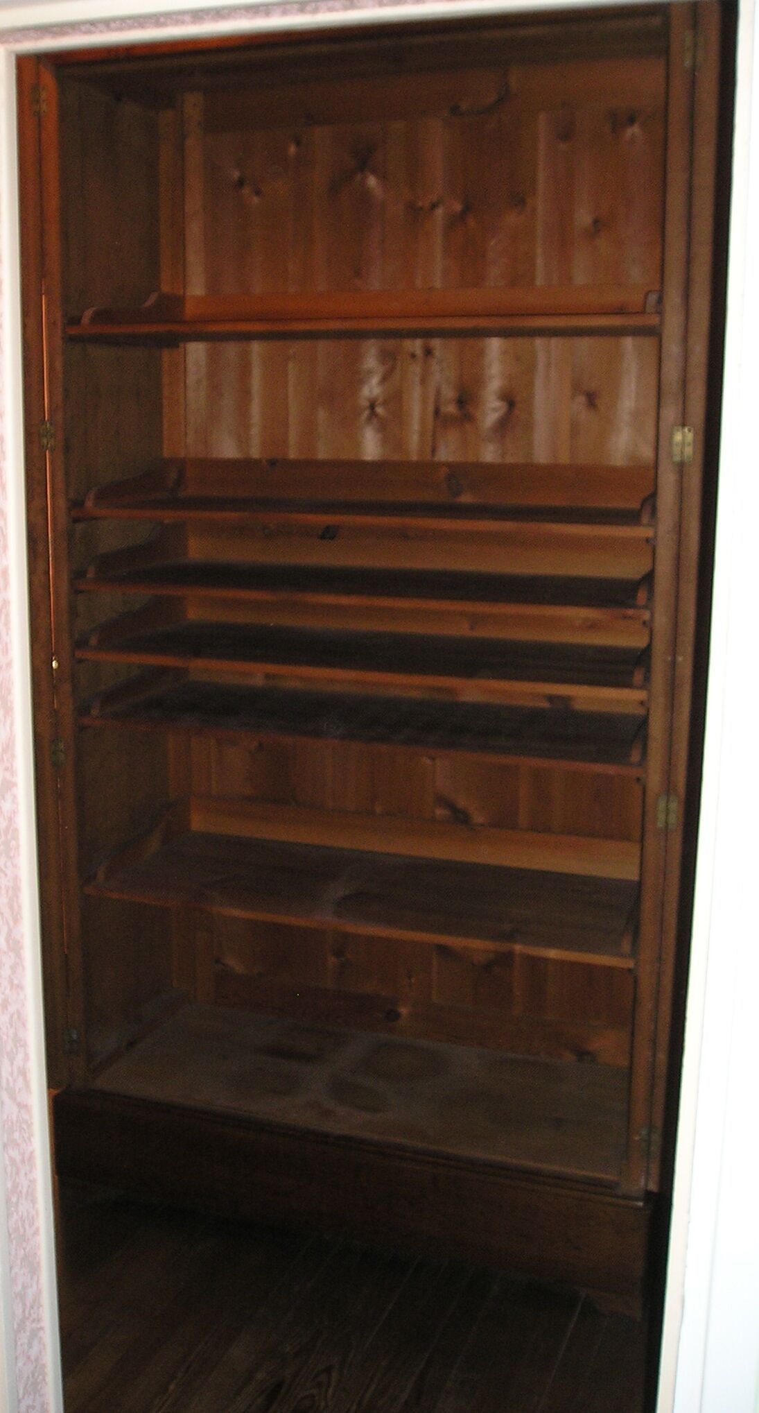 Louis Philippe sacristy cabinet in blond oak