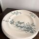 Lot 6 Plate Plates Faience Longwy Model Mignon