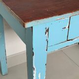 Small old wooden table
