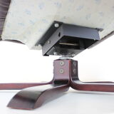 Scandinavian Leather Armchairs / Lounge Chairs, With footres 1970s, Finland