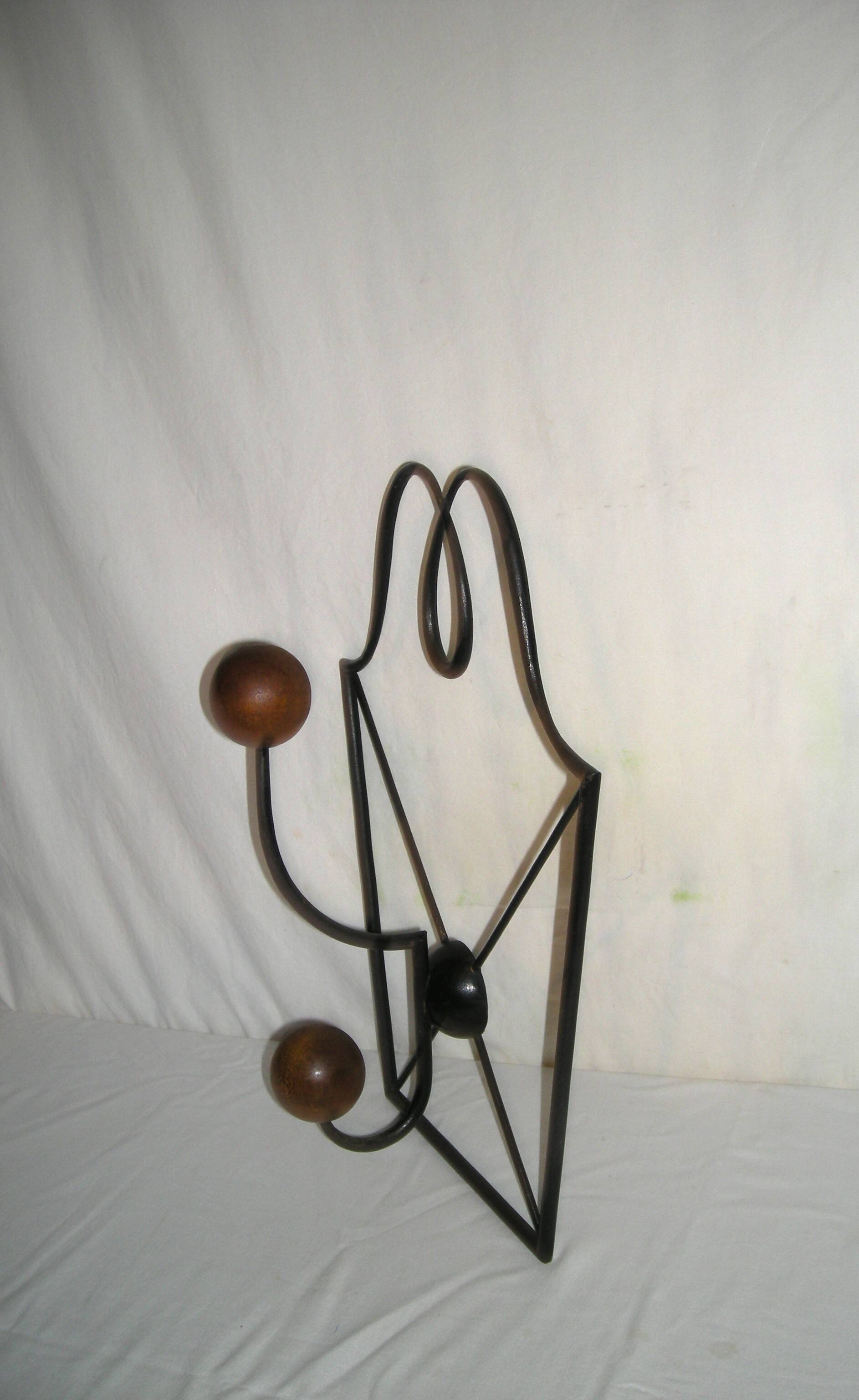 Paire de portemanteau muraldes années 40