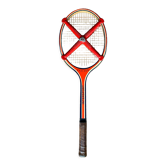 Antique wooden racket