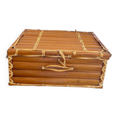 Vintage bamboo briefcase