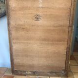 Golden mirror with leaf 141x102