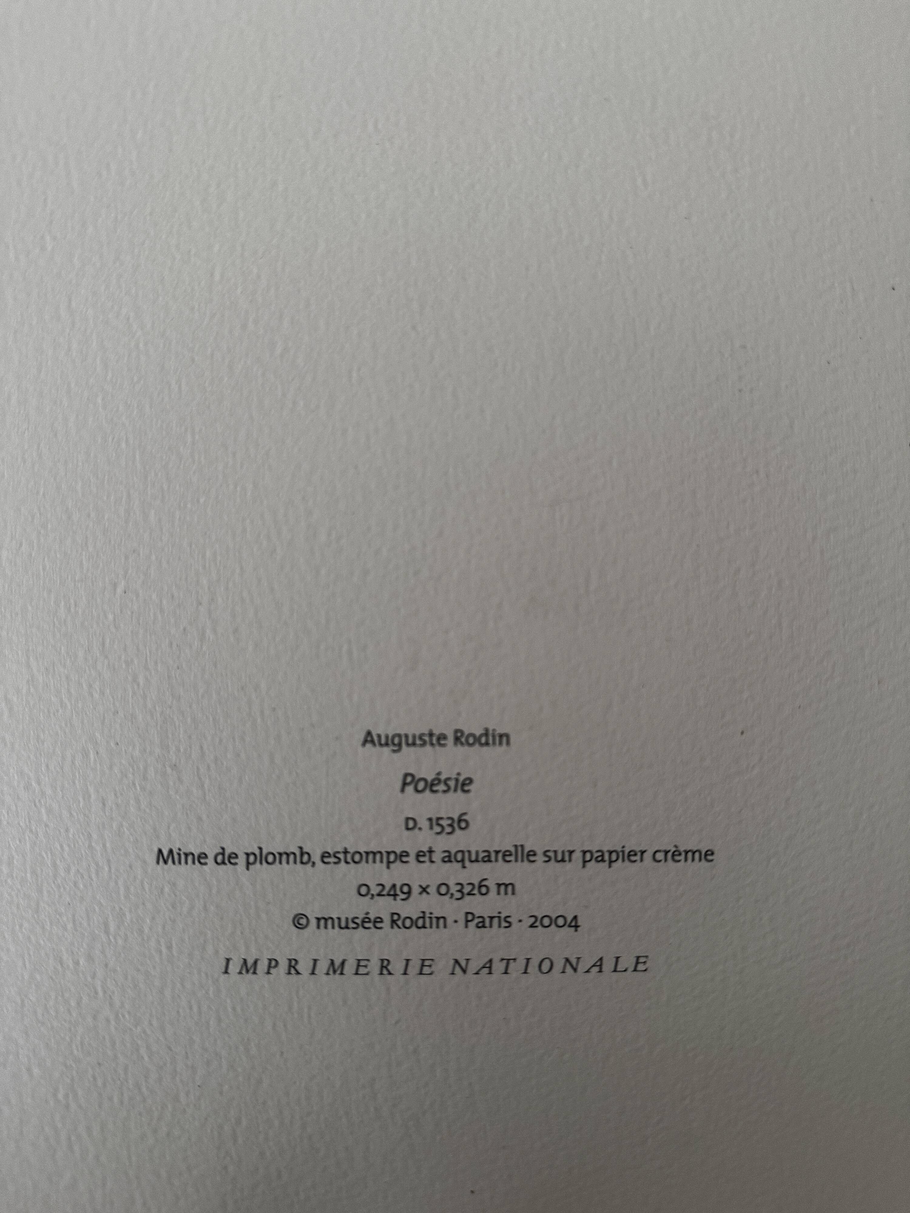Tableau reproduction officielle Imprimerie nationale, Musée Rodin