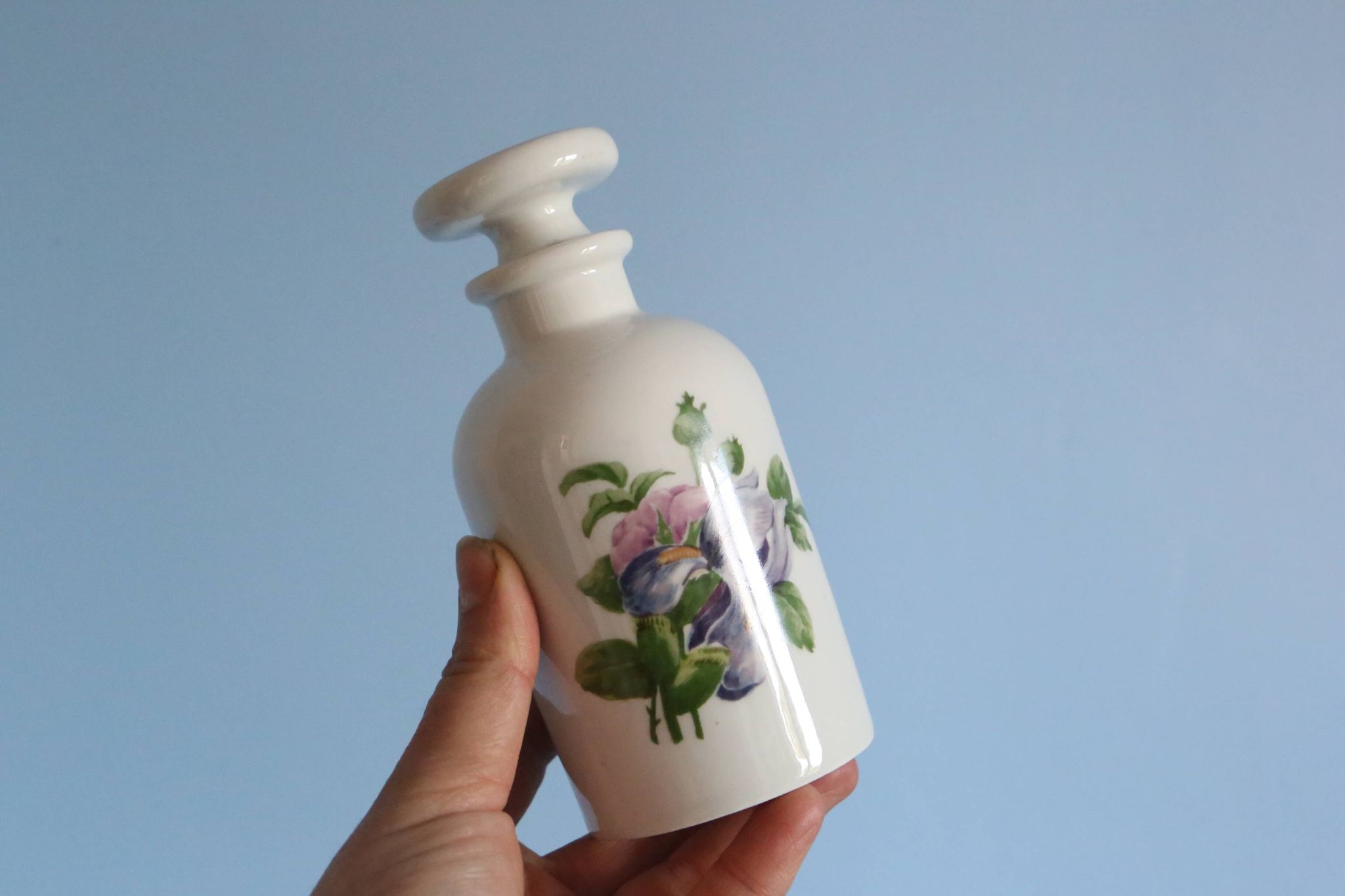 Ancien Flacon en porcelaine de Paris, vintage