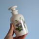 Antique Paris porcelain bottle, vintage