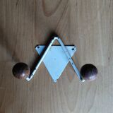 Double wood/metal hook