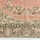 Powder Pink Hand Woven Anatolian Vintage Carpet Rug, 182x295 Cm