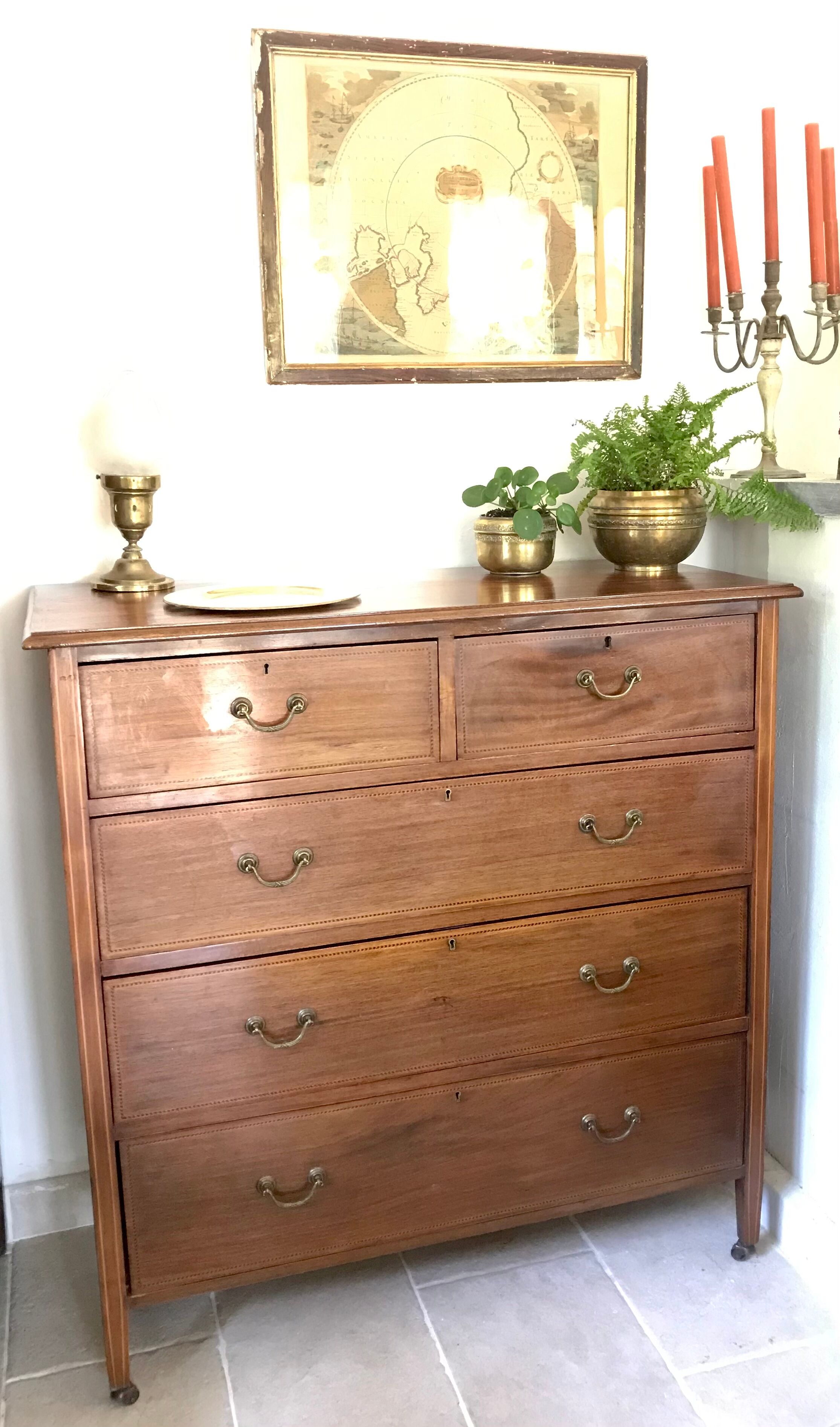 Dresser in rosewood early XXeme
