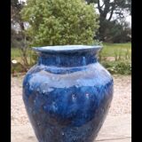 Glazed ceramic vase