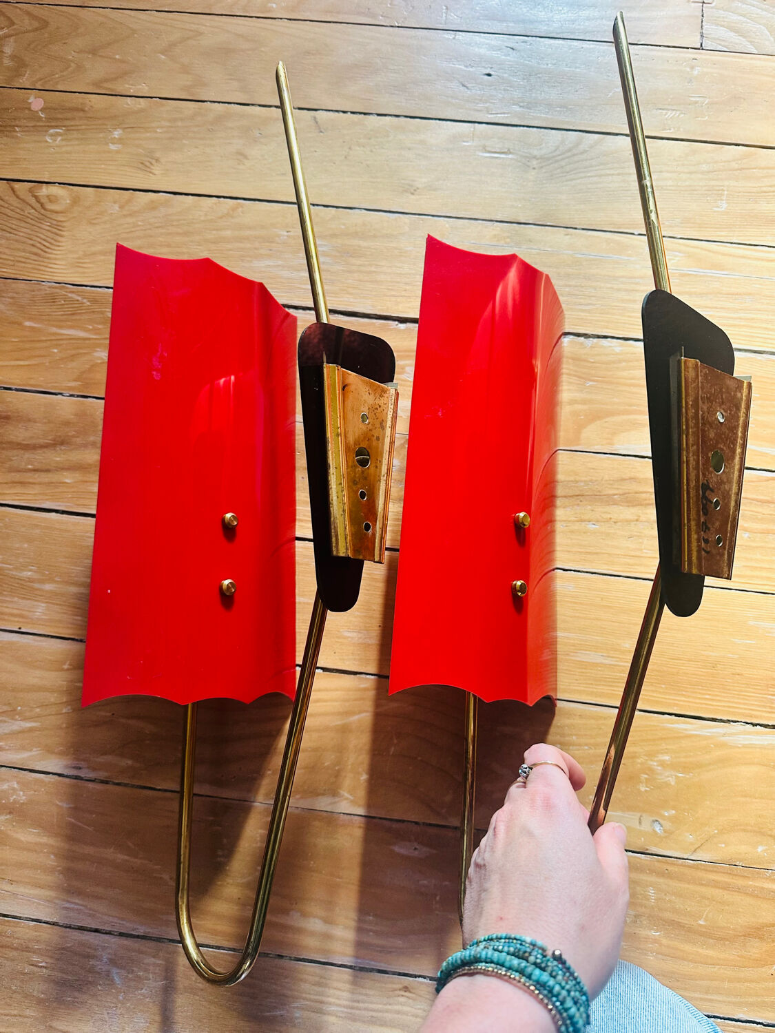 Vintage Mid-century wall sconces