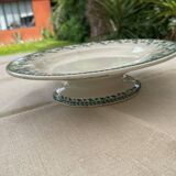 low compote bowl in opaque Gien porcelain, Montigny model