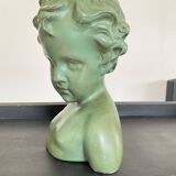 Child bust in Arnova plaster from the 50s