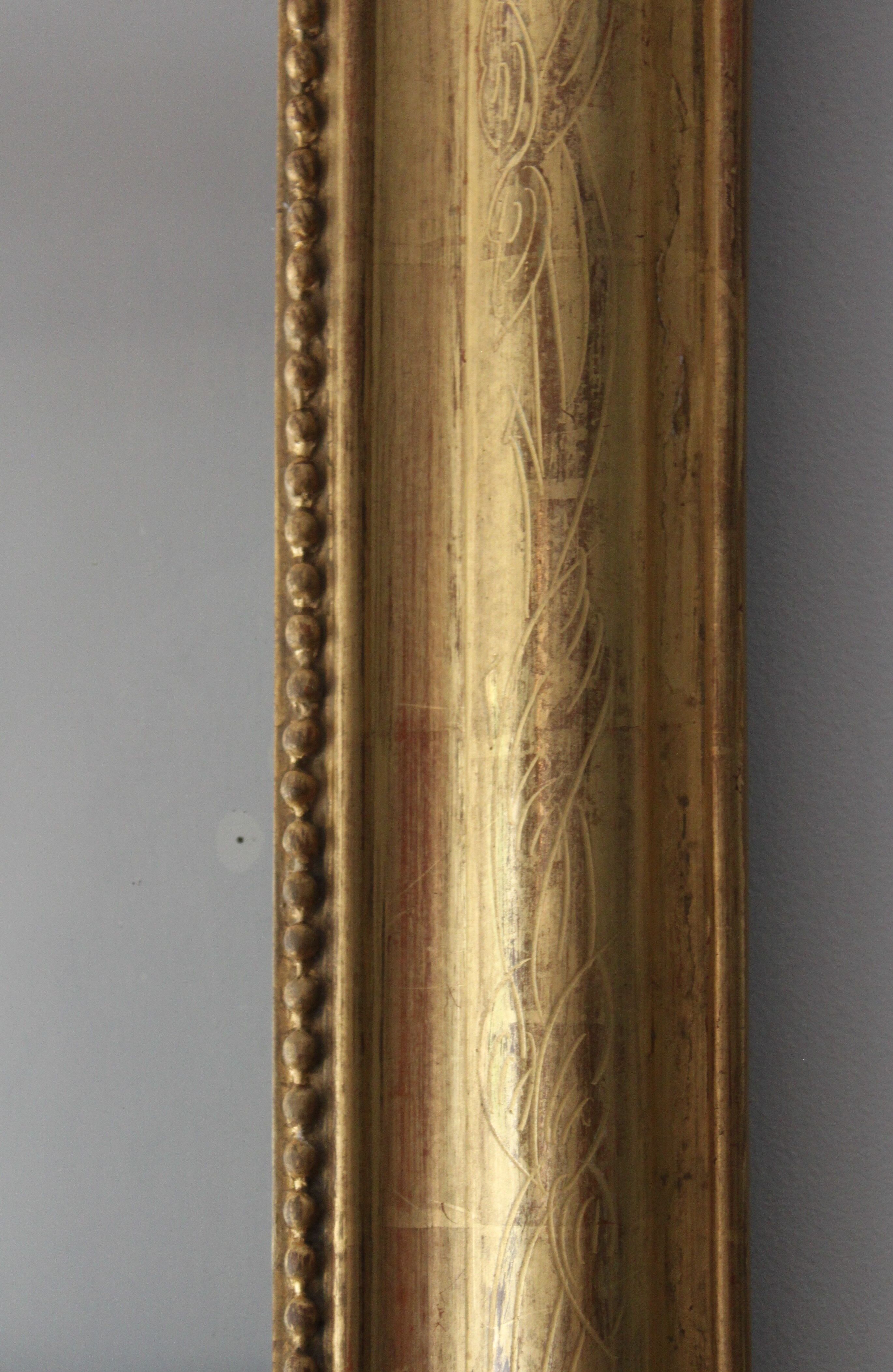 Louis Philippe old mirror dated 1896 59x80cm