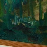 Oil on Swedish canvas "Autumn Landscape", Wimar 48