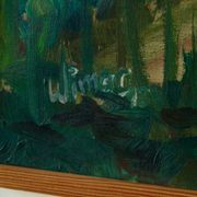 Oil on Swedish canvas "Autumn Landscape", Wimar 48