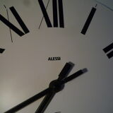 White wall clock alessi firenze