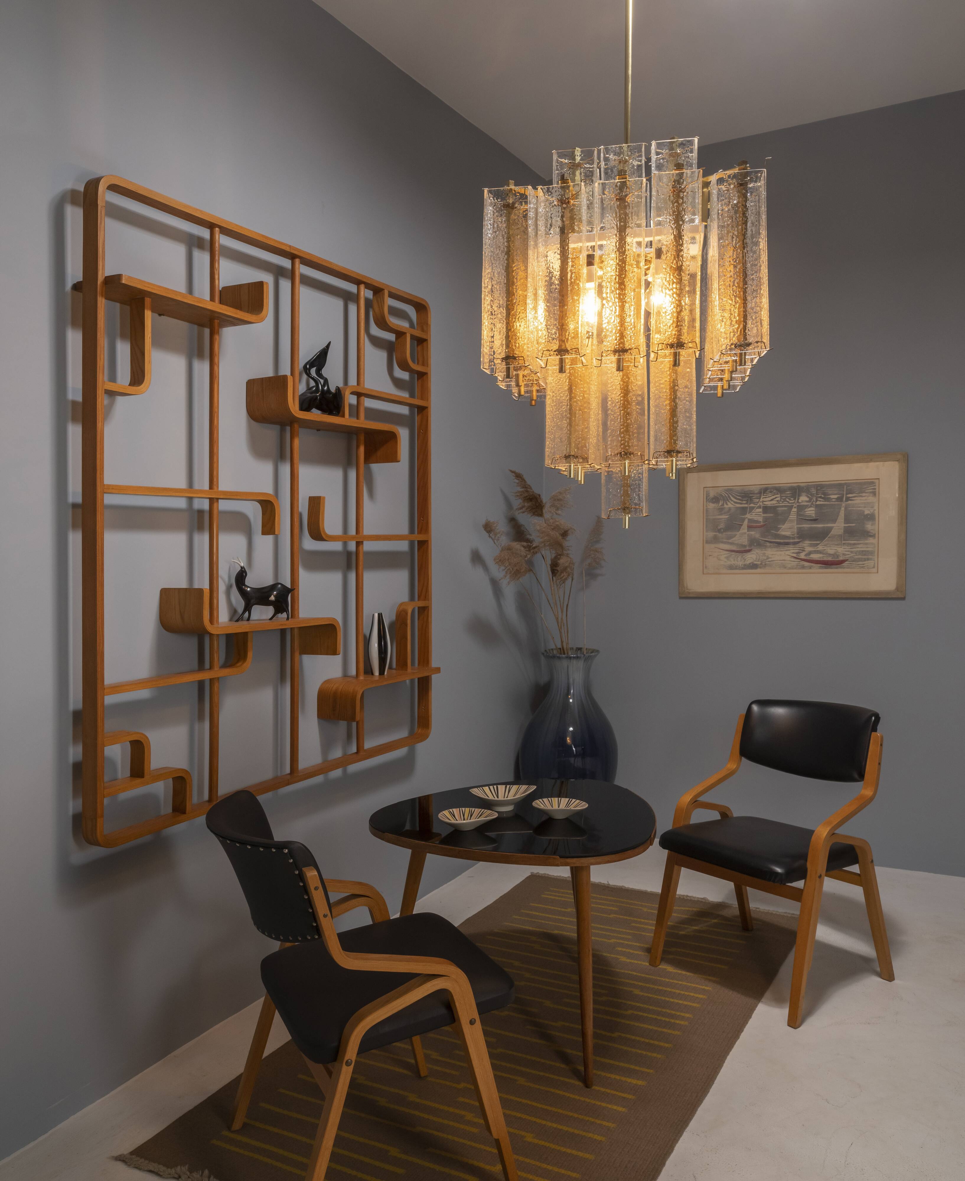 Set of 12 chairs, Ludvík Volák, 1960s–1970s, Czechoslovakia