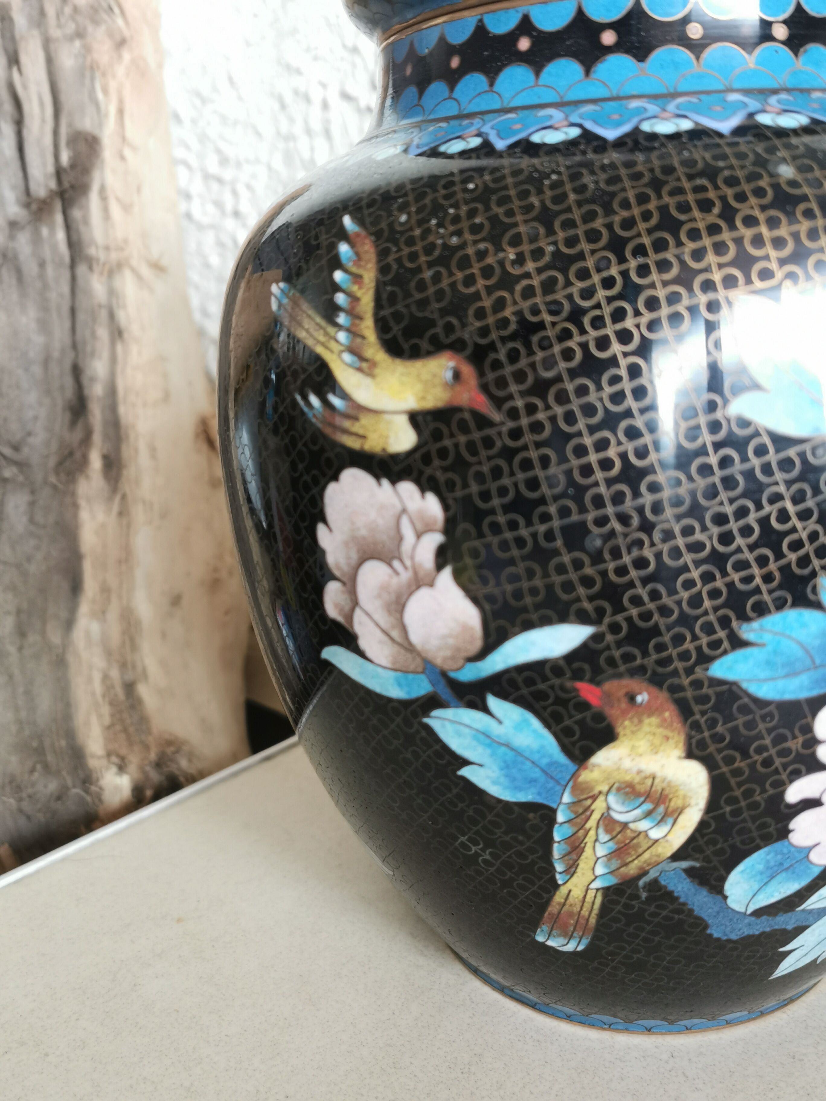 Victorian-era partitioned ginger pot